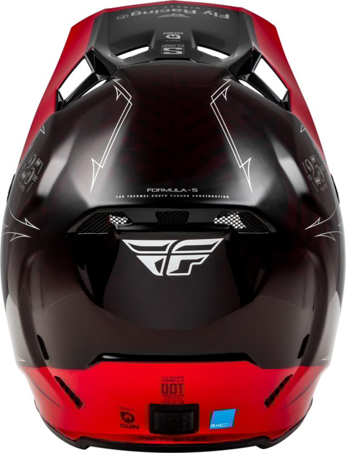 Мотокрос каска FLY RACING Formula CC Tektonic - Black/Red