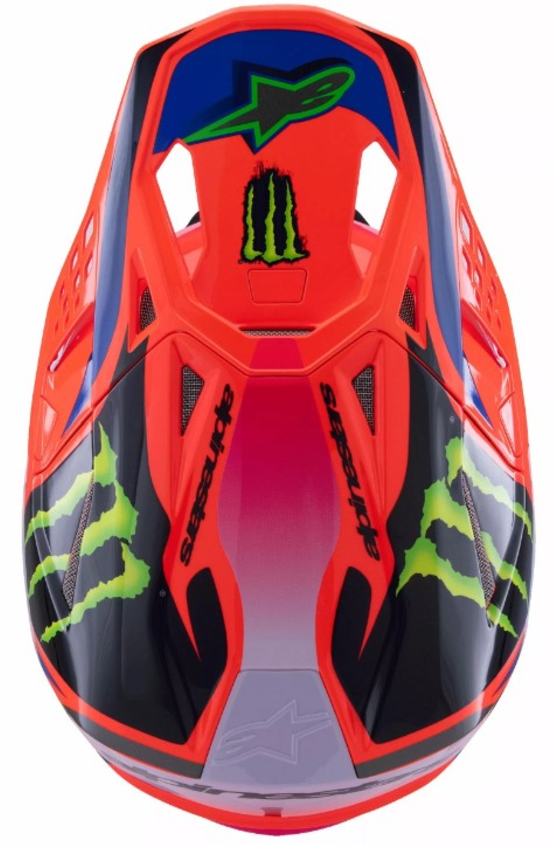 Мотокрос каска ALPINESTARS SM10 Deegan OR/PU/PK