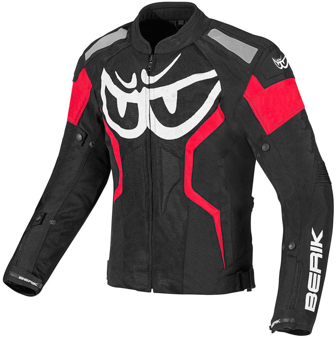 Лятно Текстилно яке Berik Imola Black/White/Red
