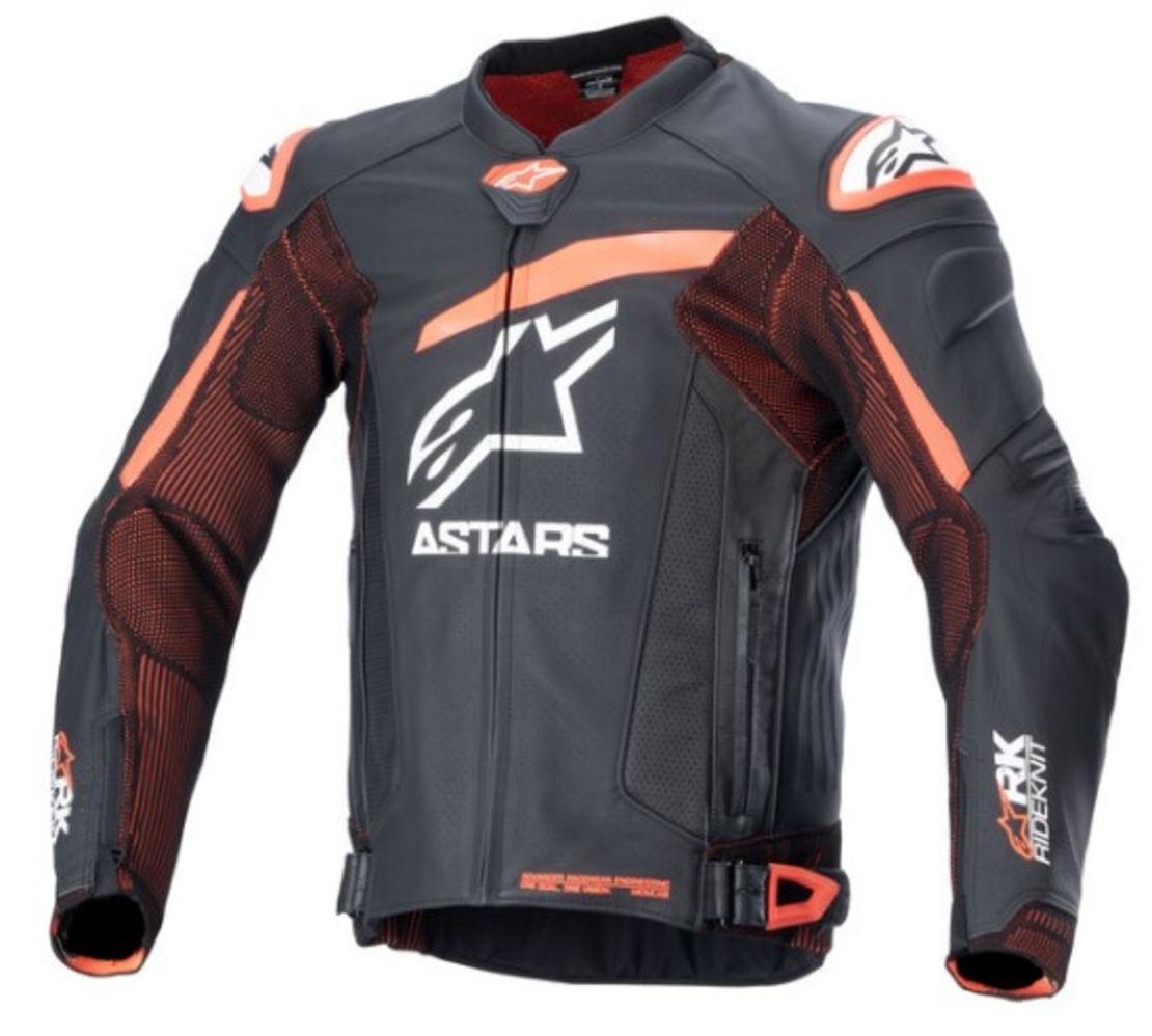 Кожено яке ALPINESTARS GP PLUS R V4 RIDEKNIT BLACK/RED