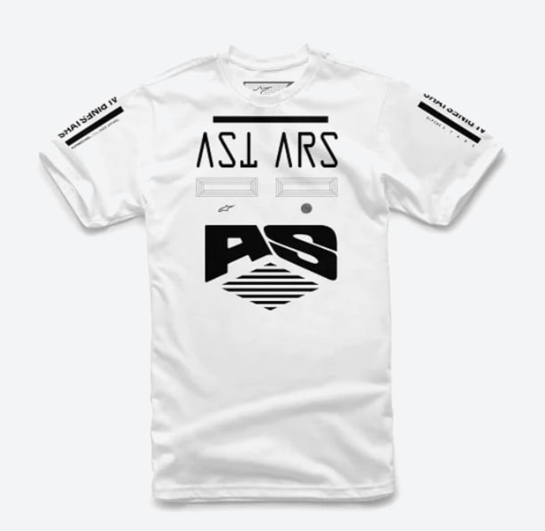 Тениска ALPINESTARS TEE FOUND WHITE