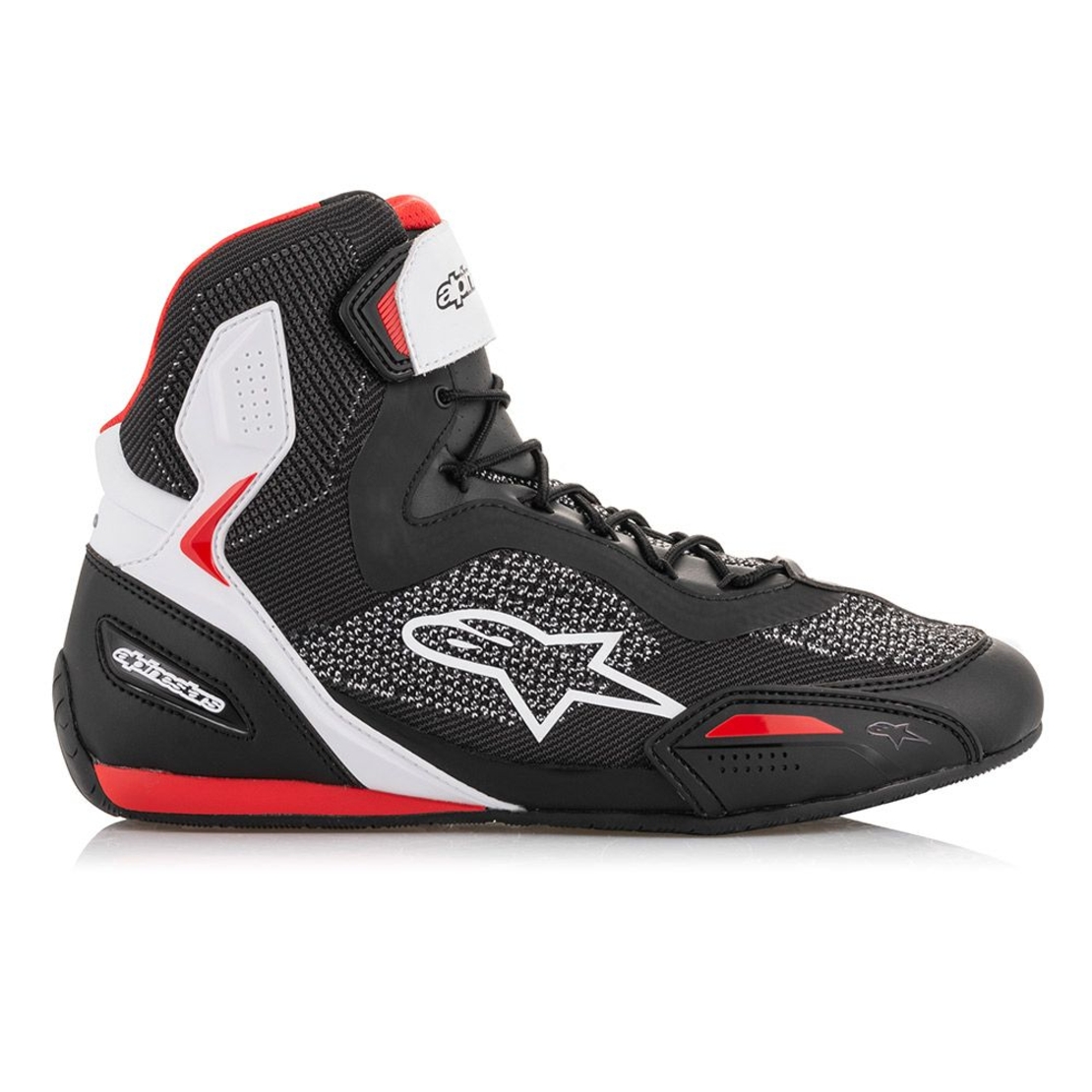 Мото боти ALPINESTARS FASTER-3 RIDEKNIT BLACK/WHITE/RED