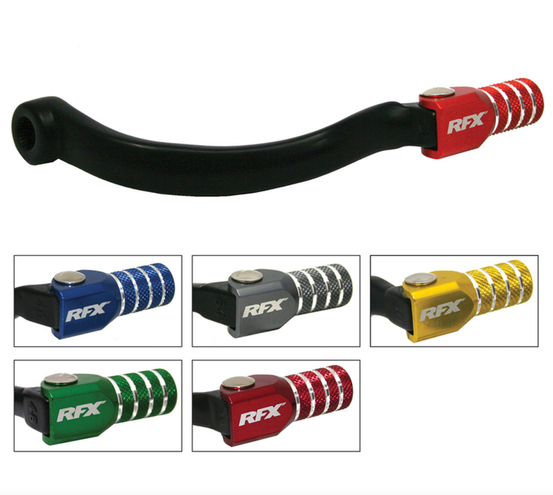 Скоростен лост RFX Race Gear Lever (Black/Green) - Kawasaki KXF450 09-15