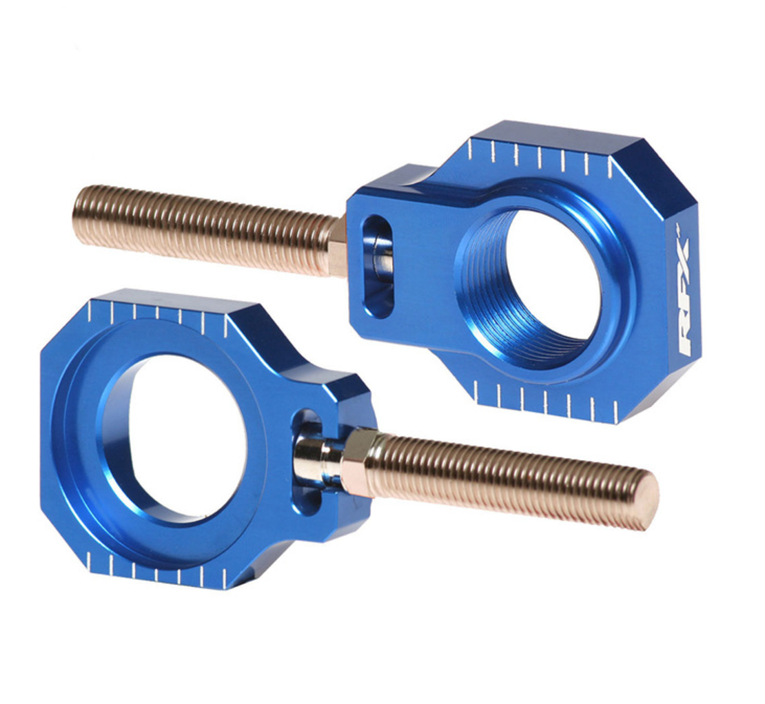 Блок втулка за задна ос RFX Pro 2 Rear Axle Adjuster Blocks (Blue) Husqvarna FC/TC 17-22