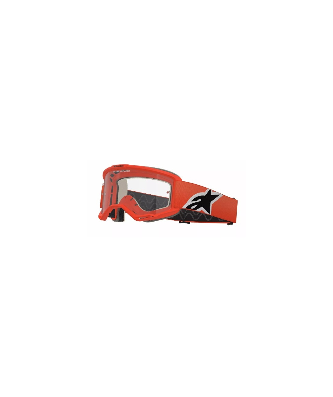 Мотокрос очила ALPINESTARS VISION 5 CORP ORANGE CLEAR