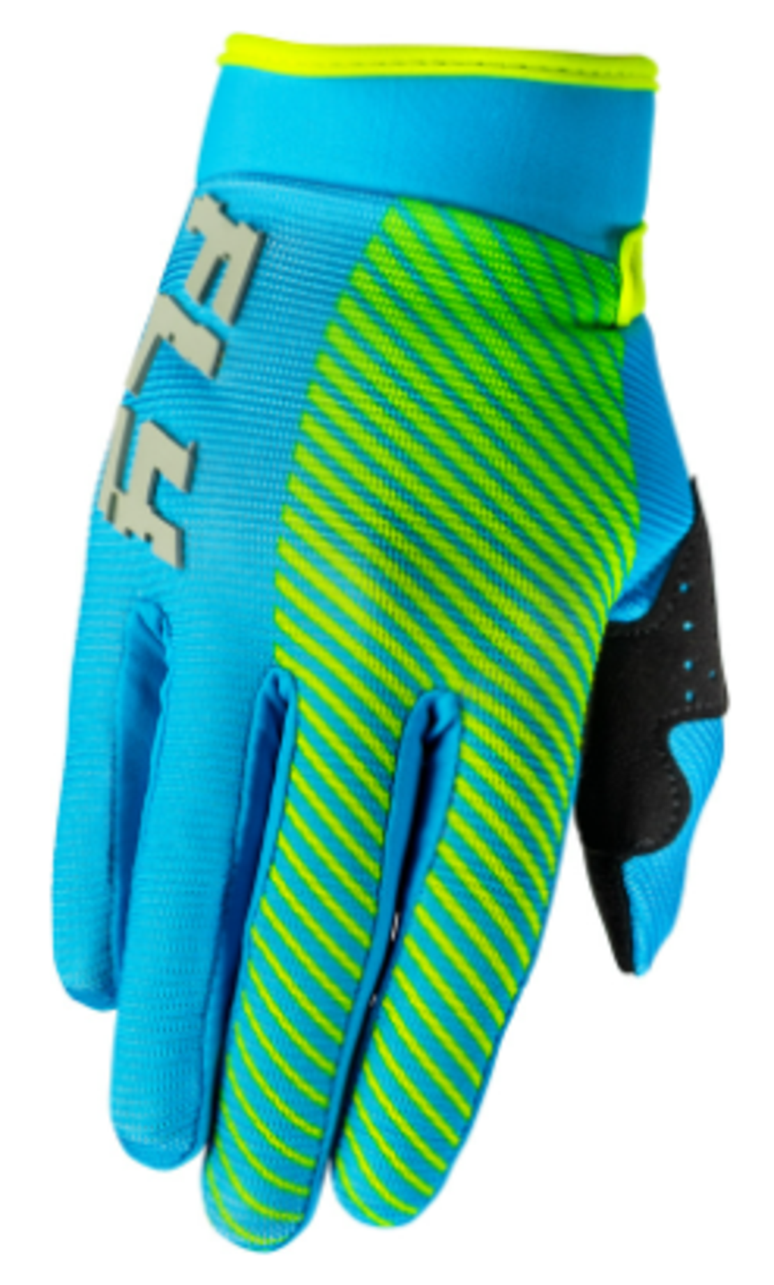 Детски мотокрос ръкавици FLY RACING F-16 - Blue/Hi-Vis