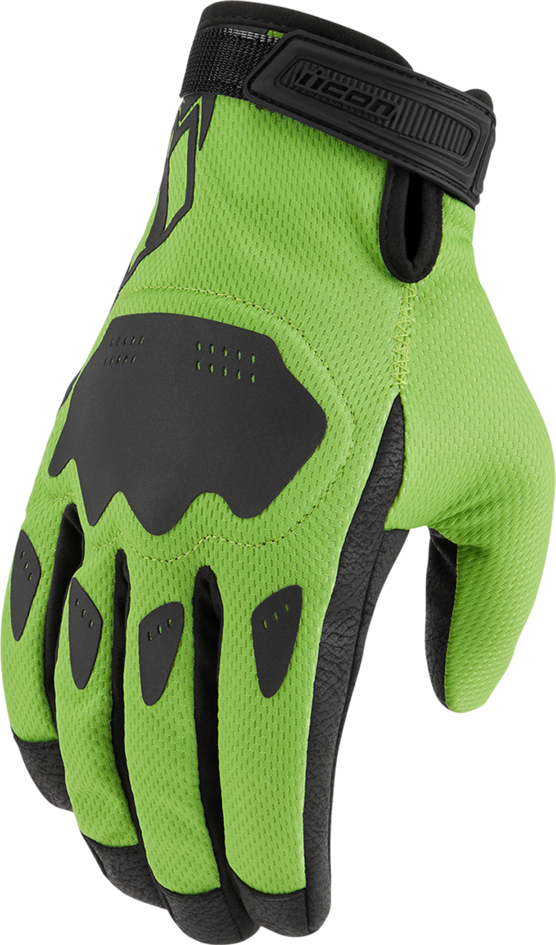 Мото ръкавици ICON HOOLIGAN CE - GREEN