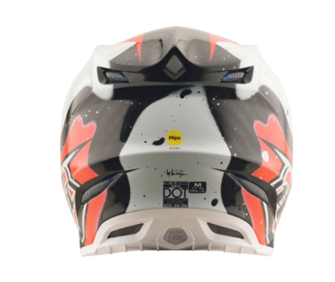 Mотокрос каска TROY LEE DESIGNS SE5 Carbon Membrane  - Black/Red