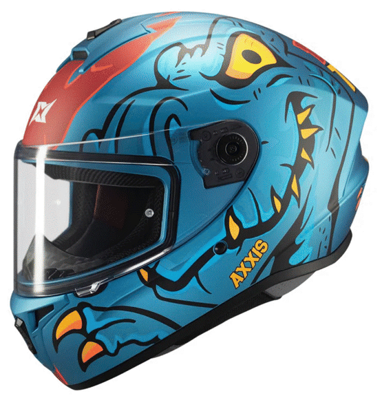 Каска AXXIS DRAKEN S DINOTOON C7
