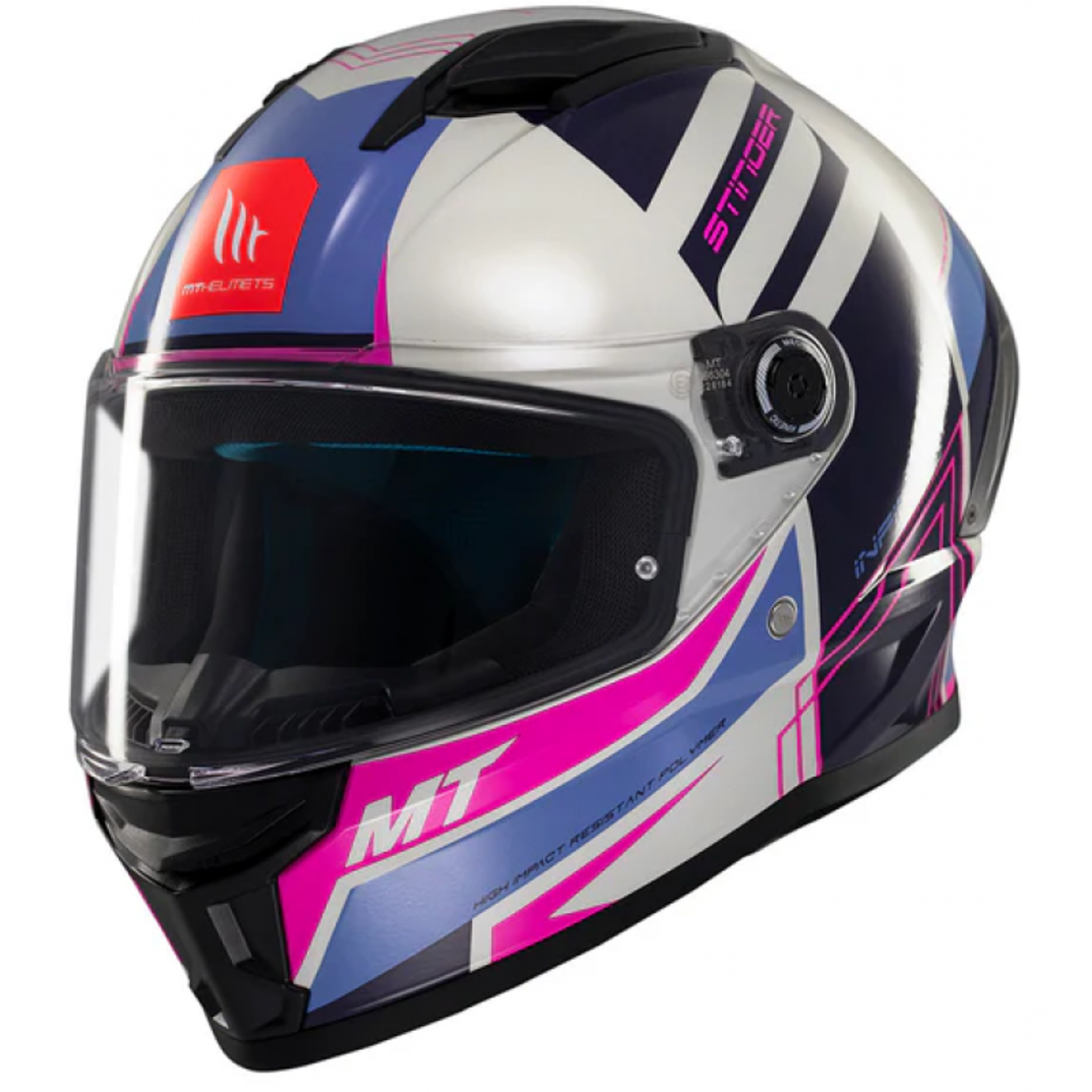 Каска MT STINGER 2 TRON C8 GLOSS PINK