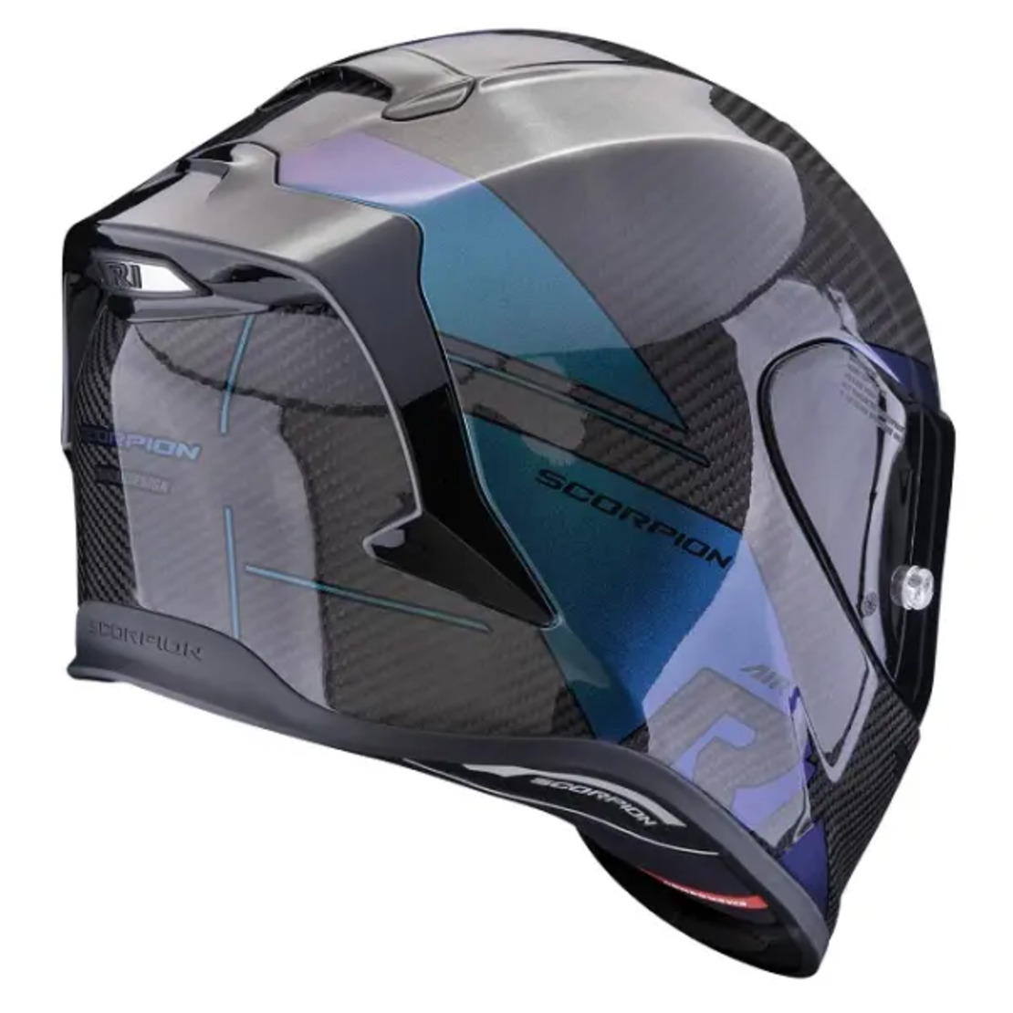 Каска Scorpion EXO-R1 Evo Carbon Air Rally Black-Chameleon