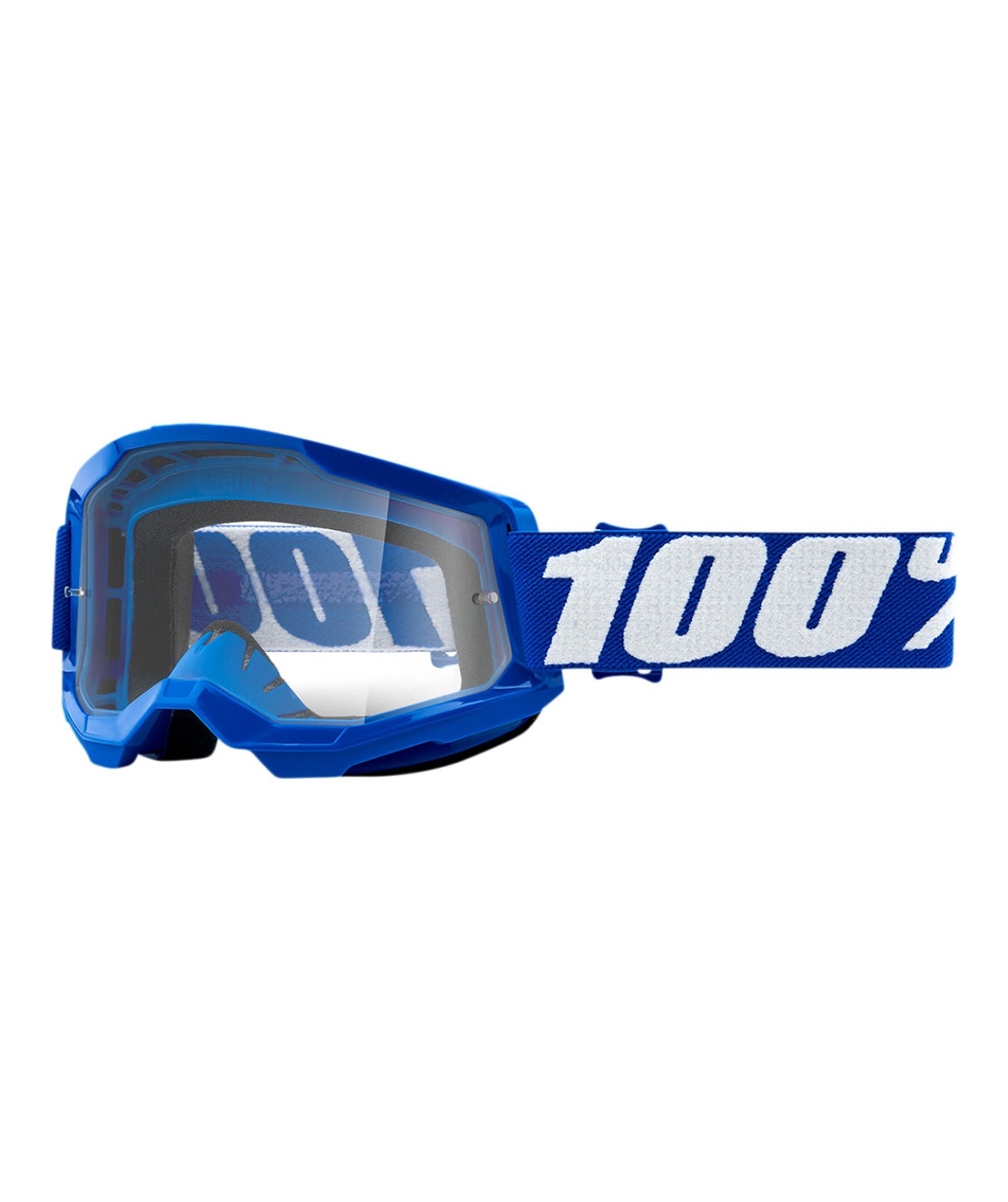 Мотокрос очила 100% STRATA2 BLUE- CLEAR