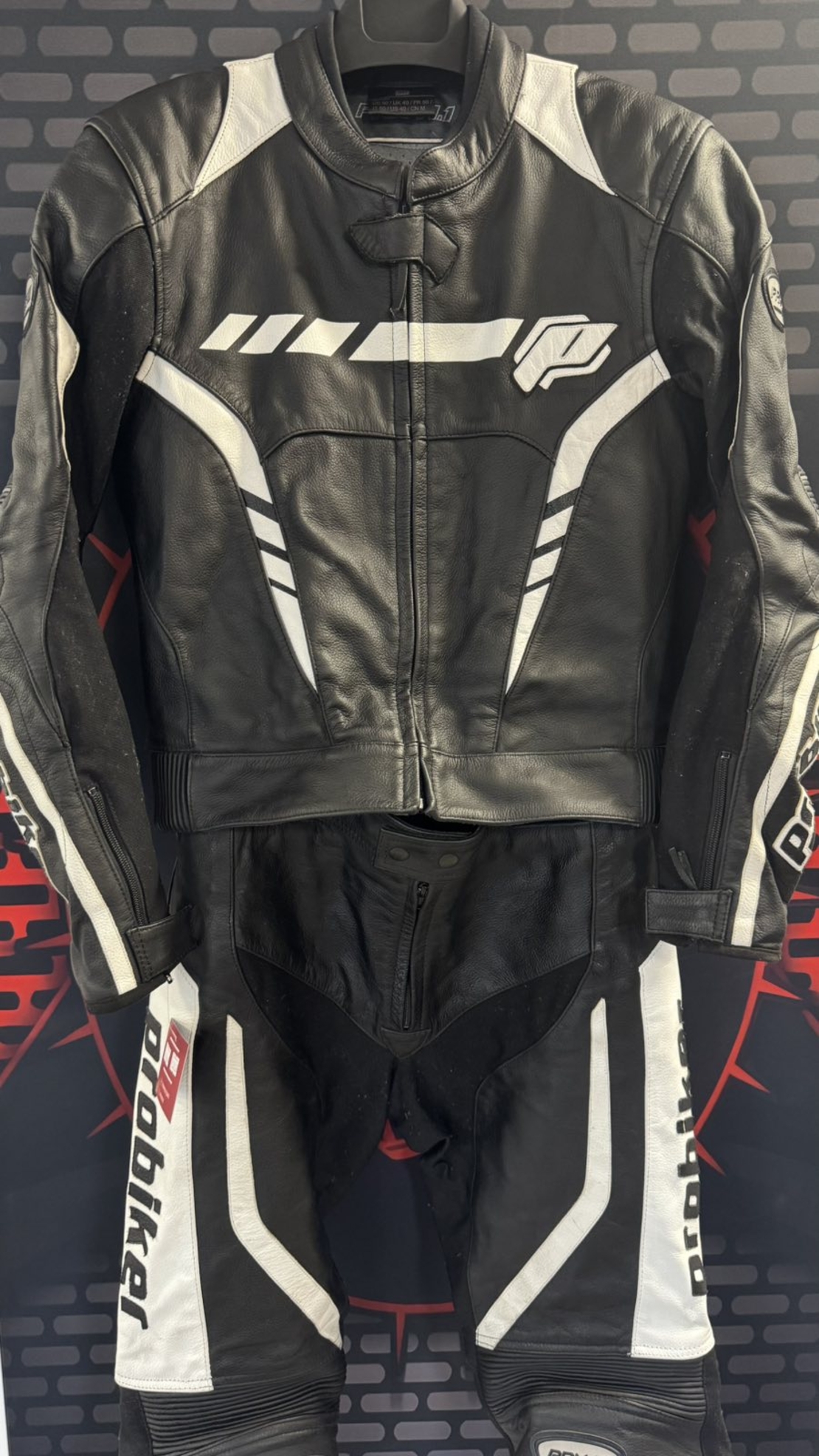 Кожен мото екип Probiker PRX-11 номер 50-M на две части