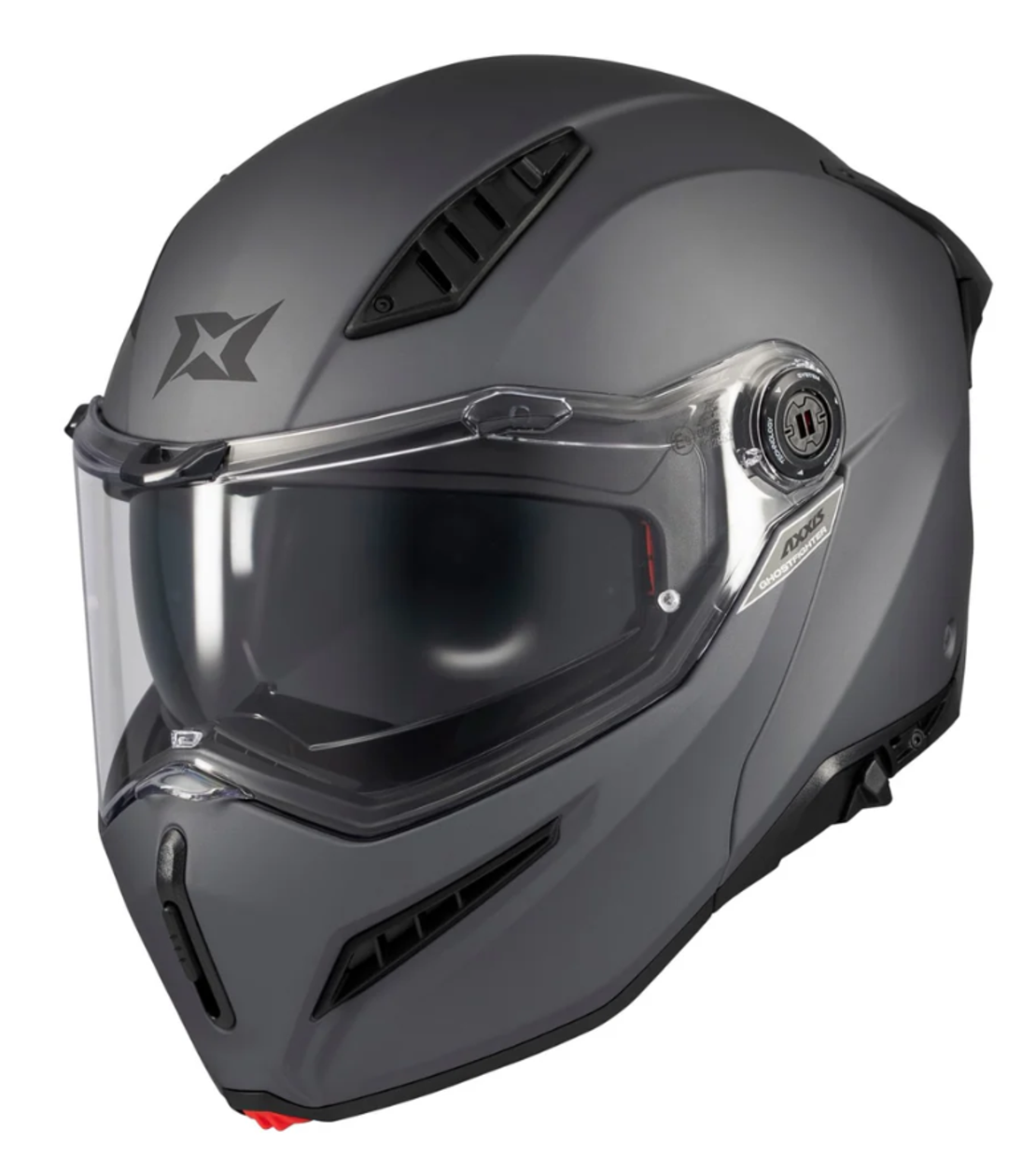 Отваряема каска AXXIS GHOSTFIGHTER SV A12 GREY MATT