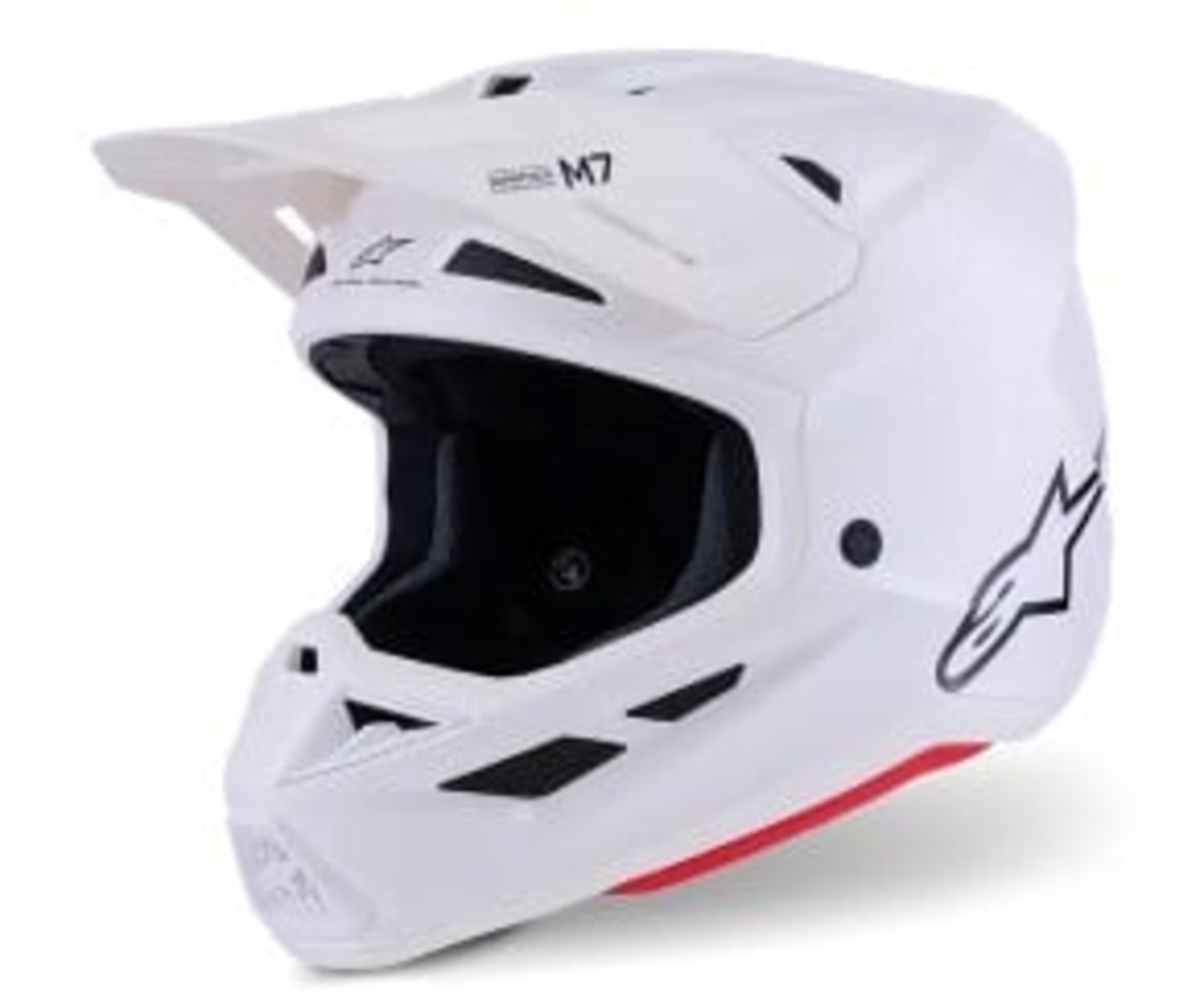 Мотокрос каска ALPINESTARS SM7 WHITE-GLOSS