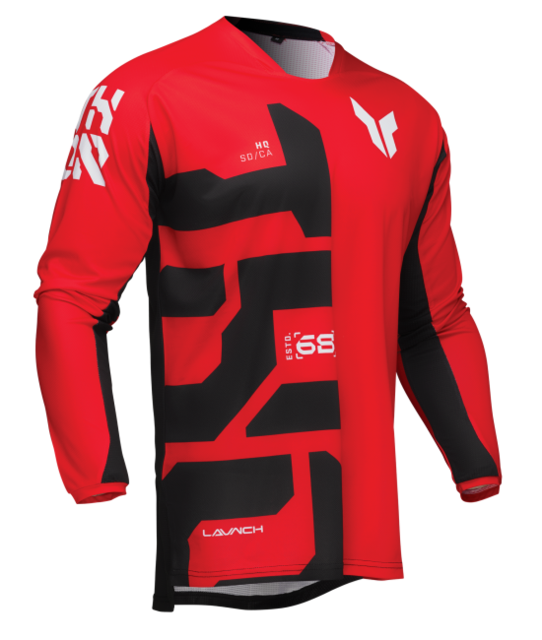 Мотокрос джърси THOR LAUNCHMODE FORGE RED