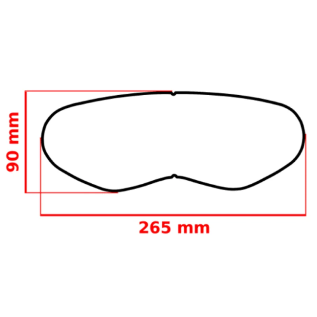 Универсална плака ANTIFOG FOGCITY ENDURO FCE003