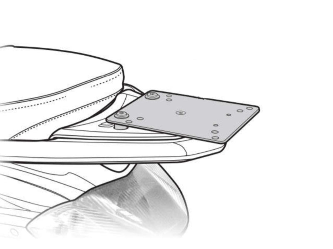 Монтажен комплект за куфари SHAD TOP MASTER PIAGGIO LIBERTY '05-19