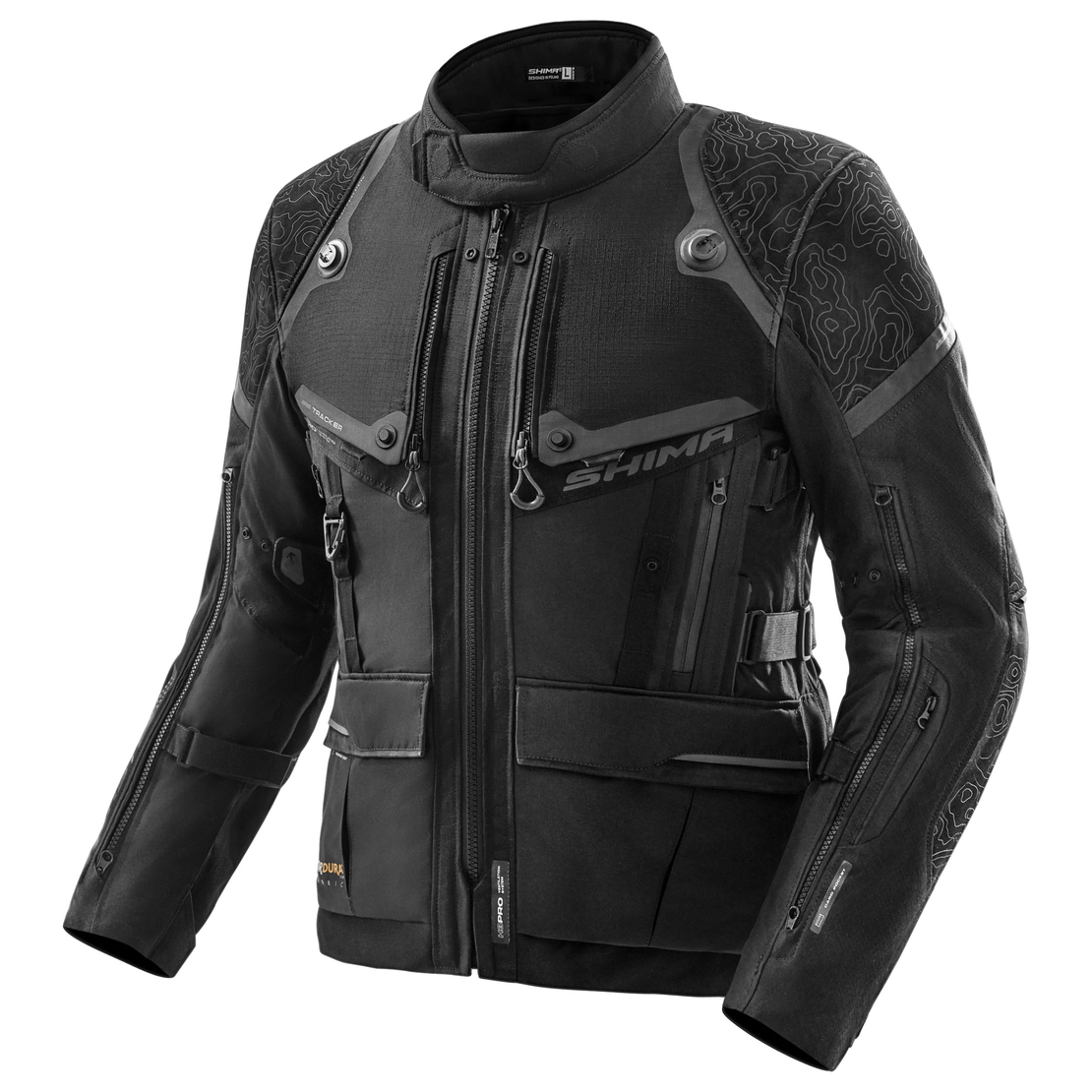 Текстилно мото яке SHIMA TRACKER BLACK