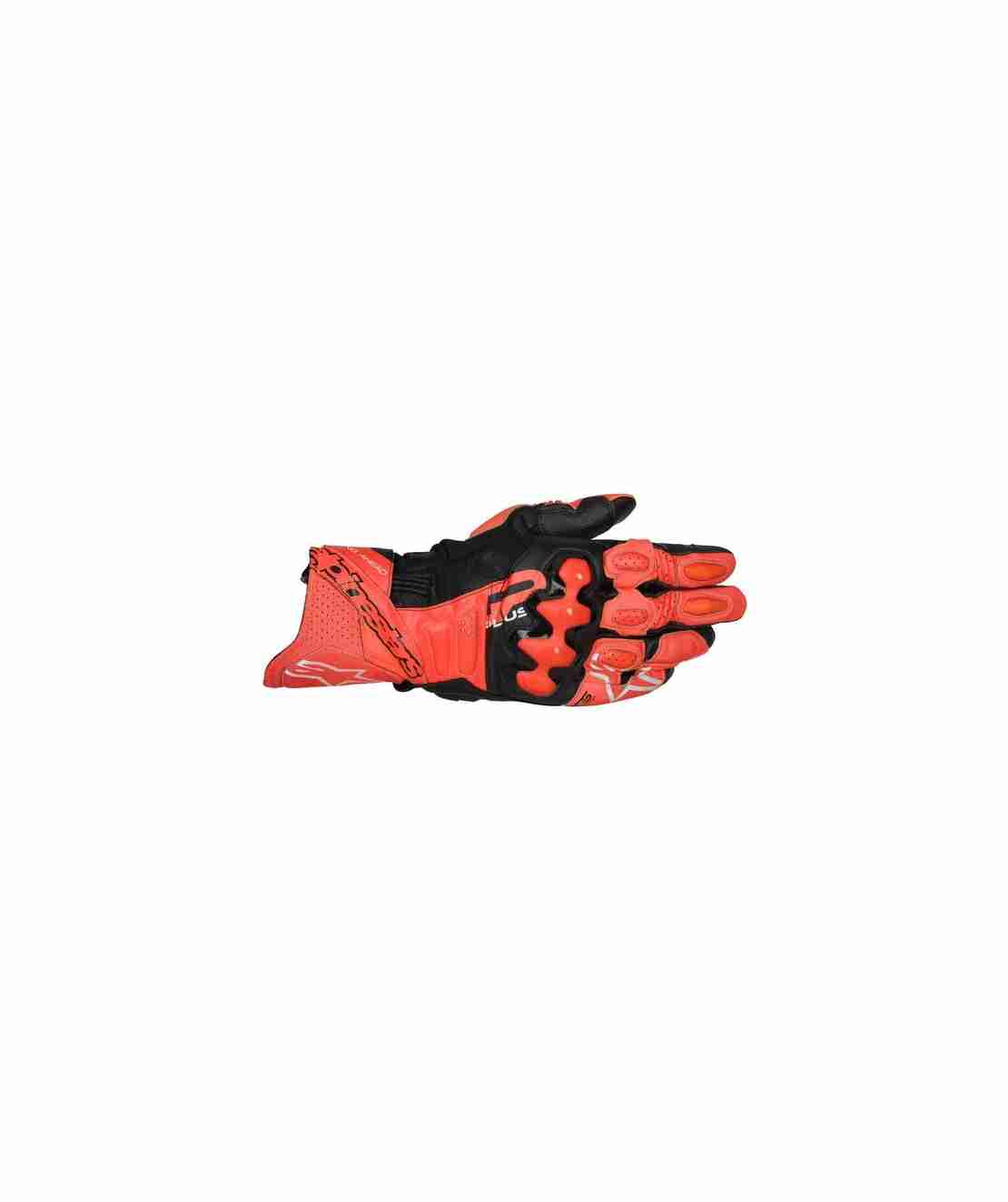 Кожени ръкавици ALPINESTARS GP+ R V3 LTHR RED Fluo