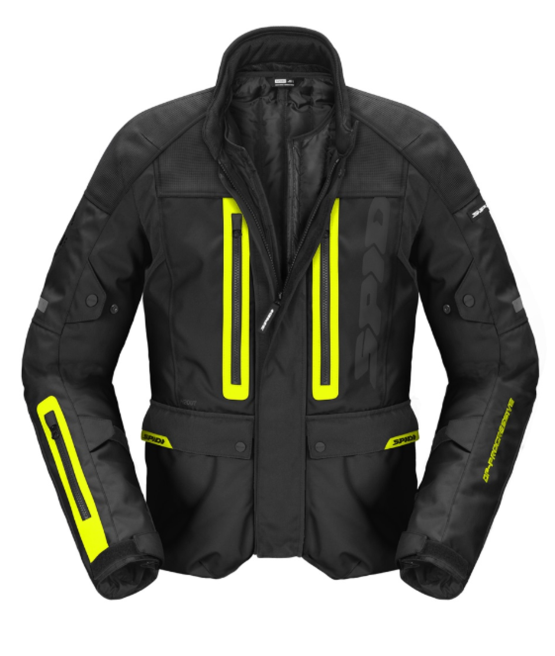Текстилно мото яке SPIDI TRAVELER 3 EVO BLACK/YELLOW FLUO