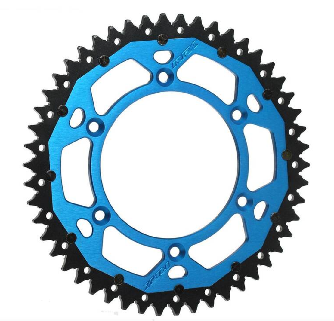 Заден пиньон RFX Pro Series Armalite Double Compound Rear Sprocket (Steel/Aluminium) - 520 48T Blue