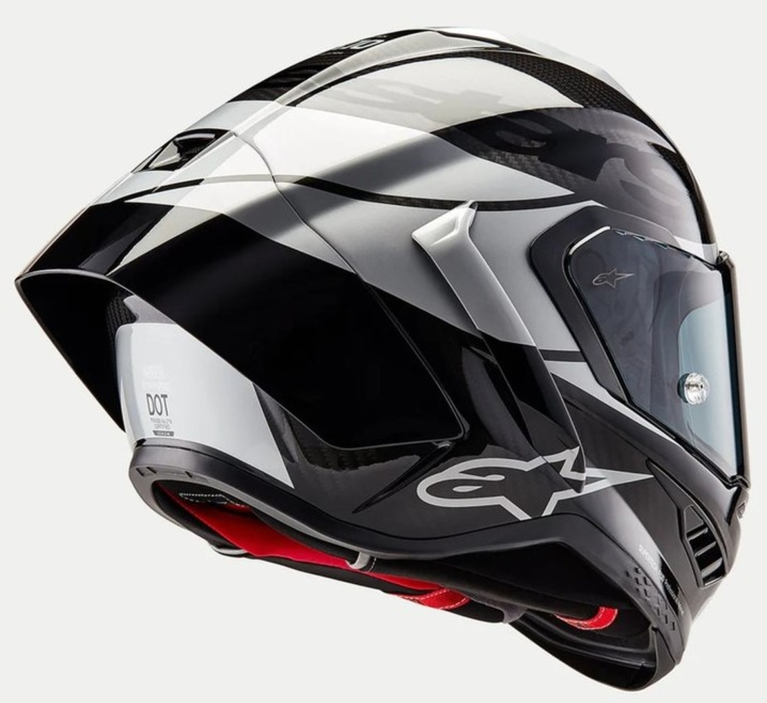 Каска ALPINESTARS Supertech R10 Element Black/Carb/Silver