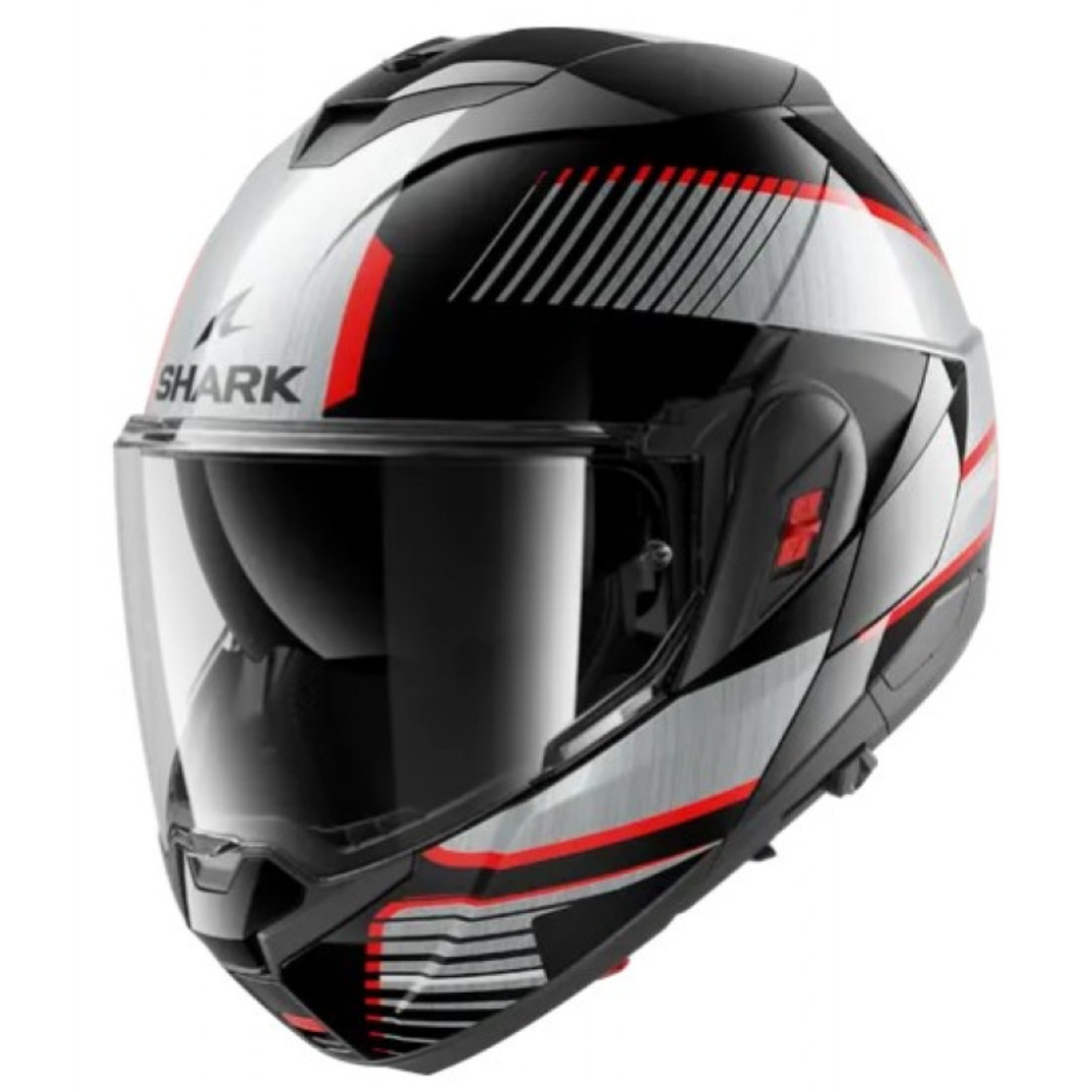 Модуларна каска SHARK OXO SIKTER Chrom Silver