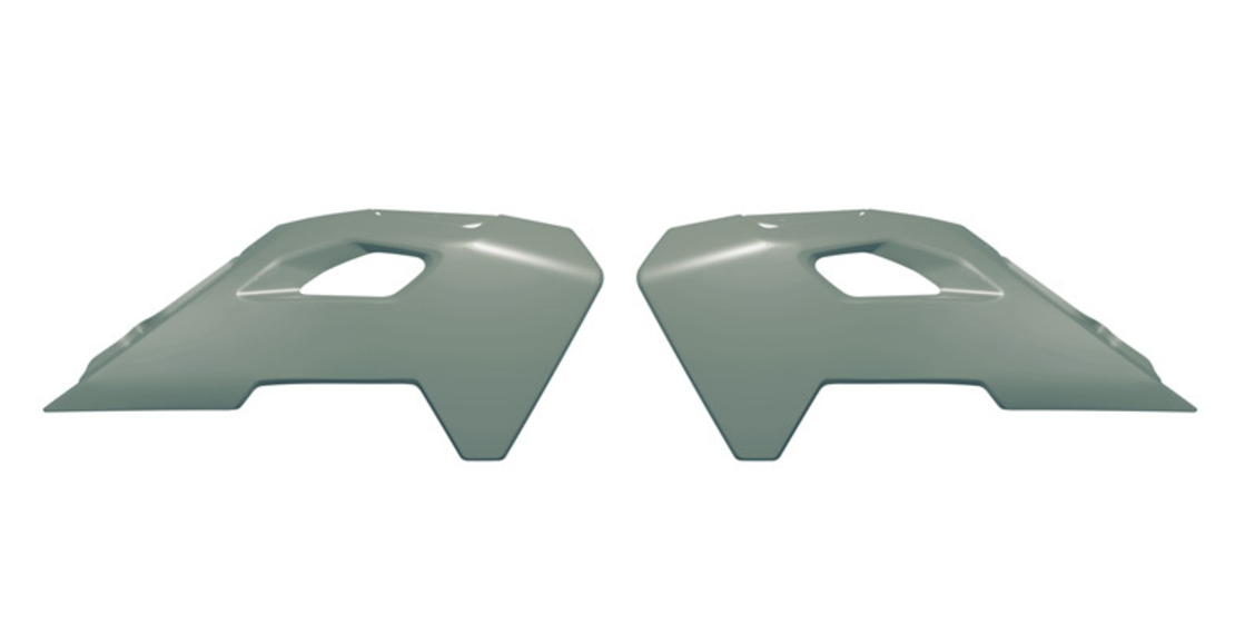 Пластмасови капаци за радиатор RACETECH Radiator Covers HUSQ TC 65 24-25 (Grey)