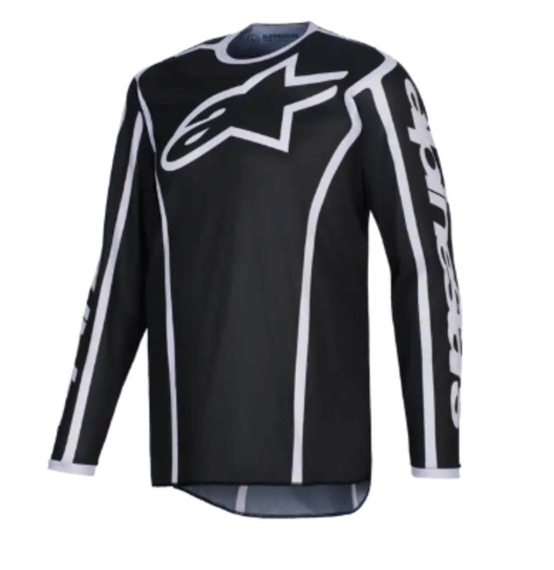 Мотокрос джърси Alpinestars FLUID APEX BLACK/GRAY