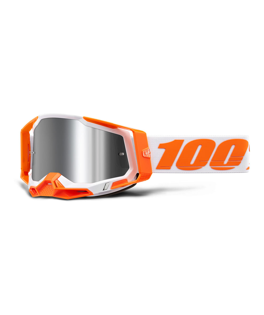 Мотокрос очила 100% RACECRAFT ORANGE SILVER FLASH