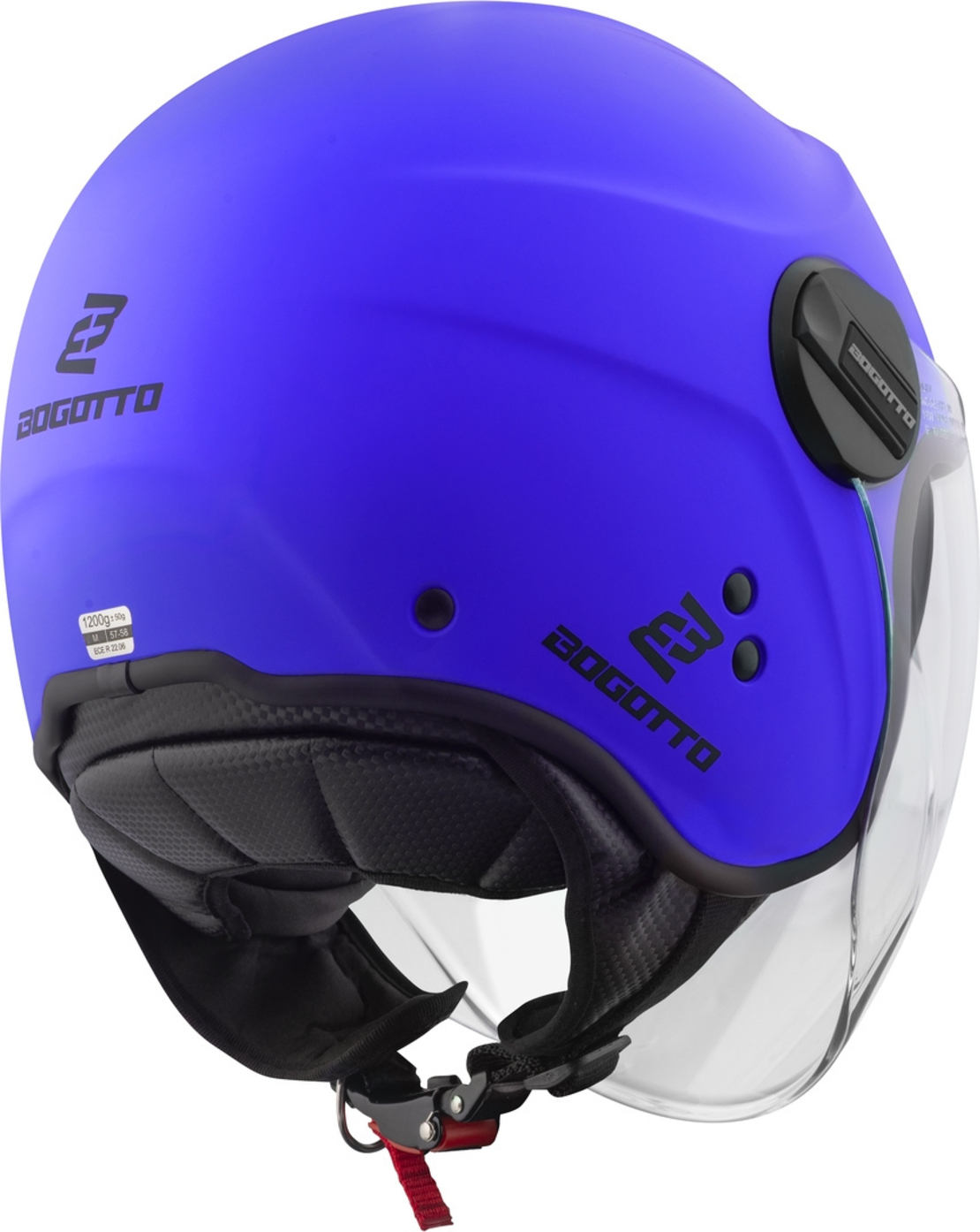 Каска за скутер BOGOTTO H595-1 SPN BLUE/MATT