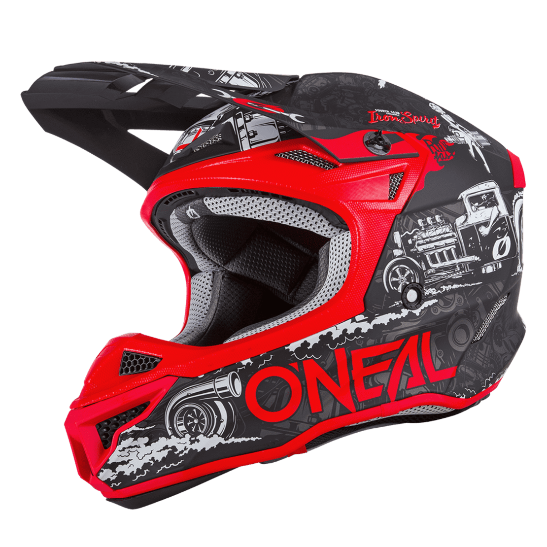Мотокрос каска O'NEAL 5SERIES HR BLACK/RED