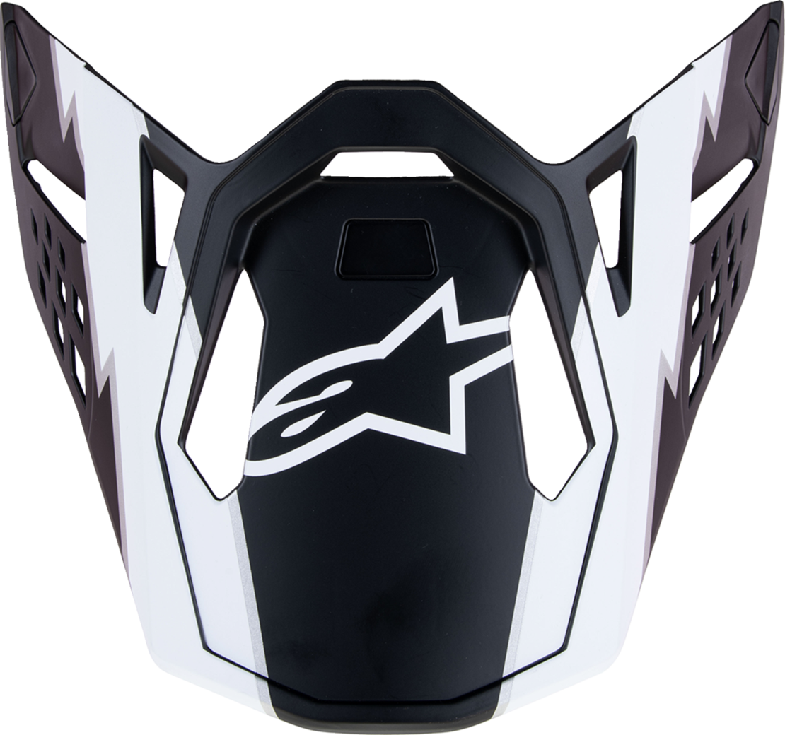 Козирка за мотокрос каска ALPINESTARS Supertech M10 BLACK/WHT