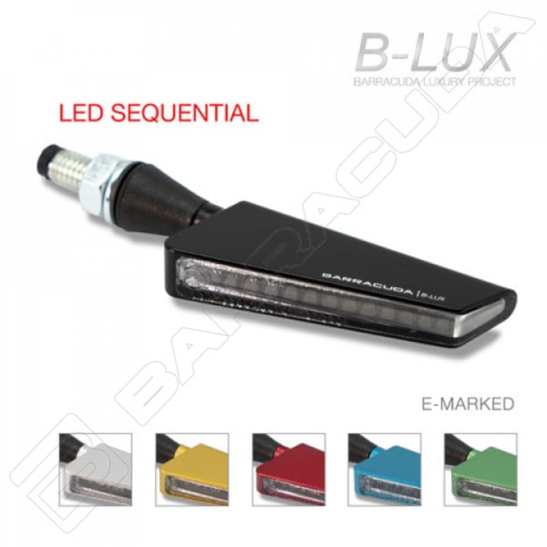 LED мото мигачи BARRACUDA SQ-LED B-LUX BLUE