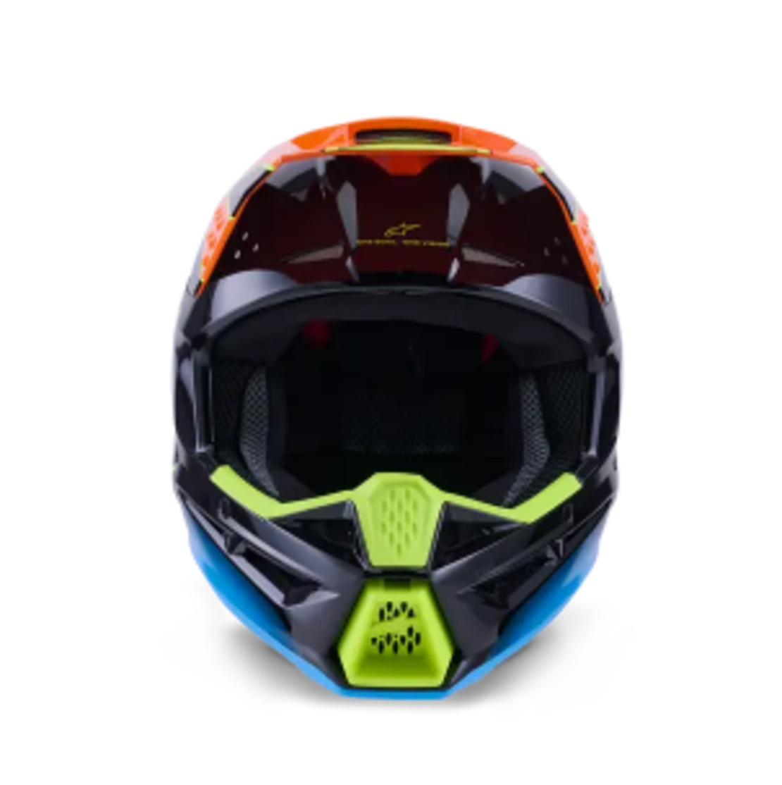 Мотокрос каска ALPINESTARSSM3 FRAY BLACK/ORANGE/YELLOW