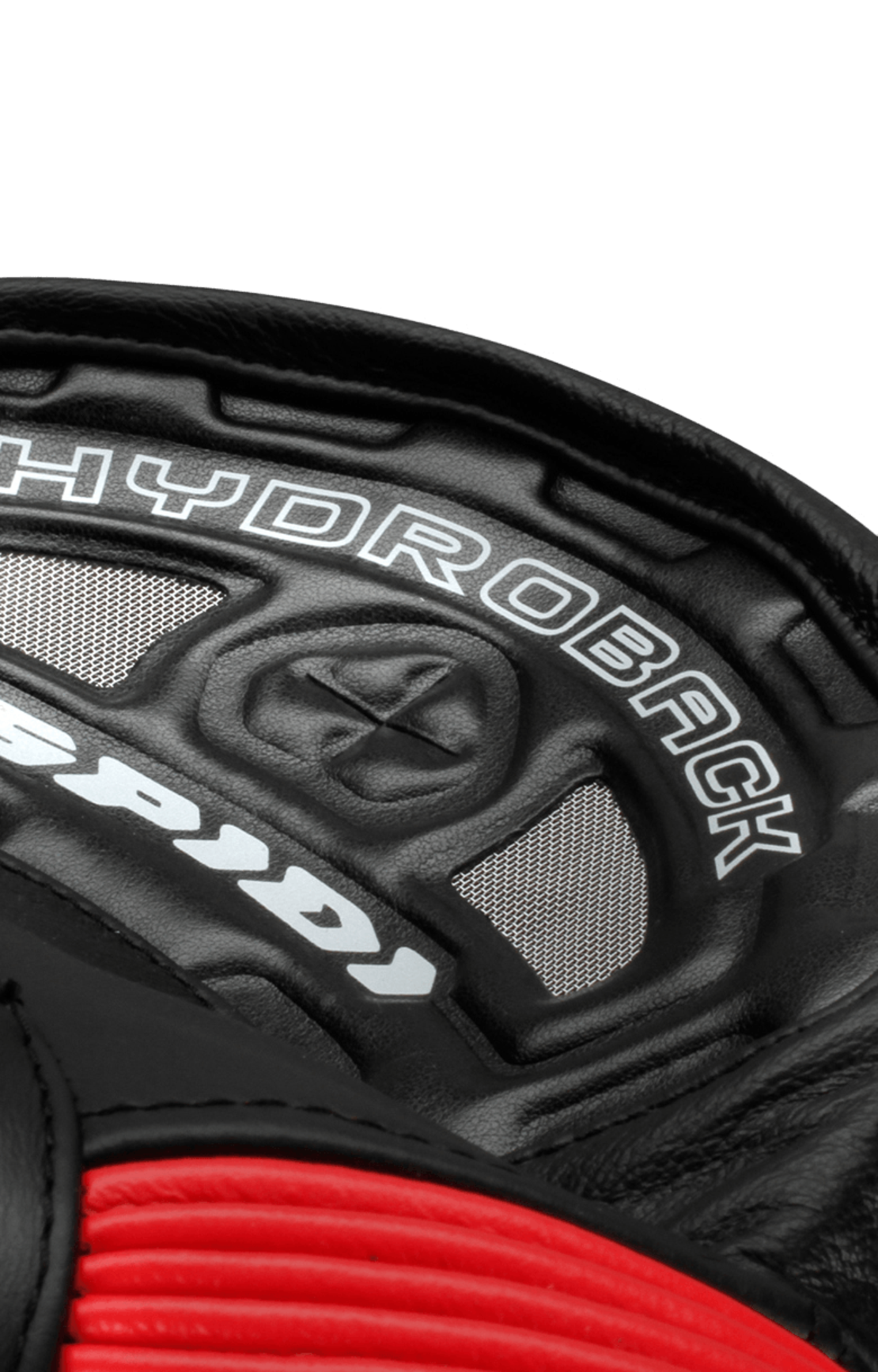 Кожен мото екип с гърбица от две части SPIDI TRACK TOURING BLACK/WHITE