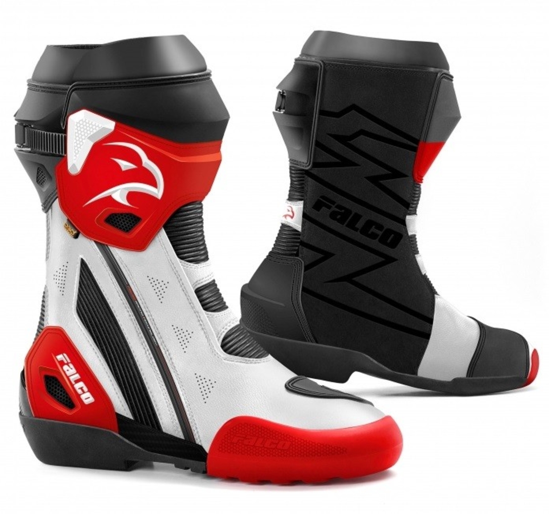 Мото ботуши FALCO ELITE GP WHITE/RED
