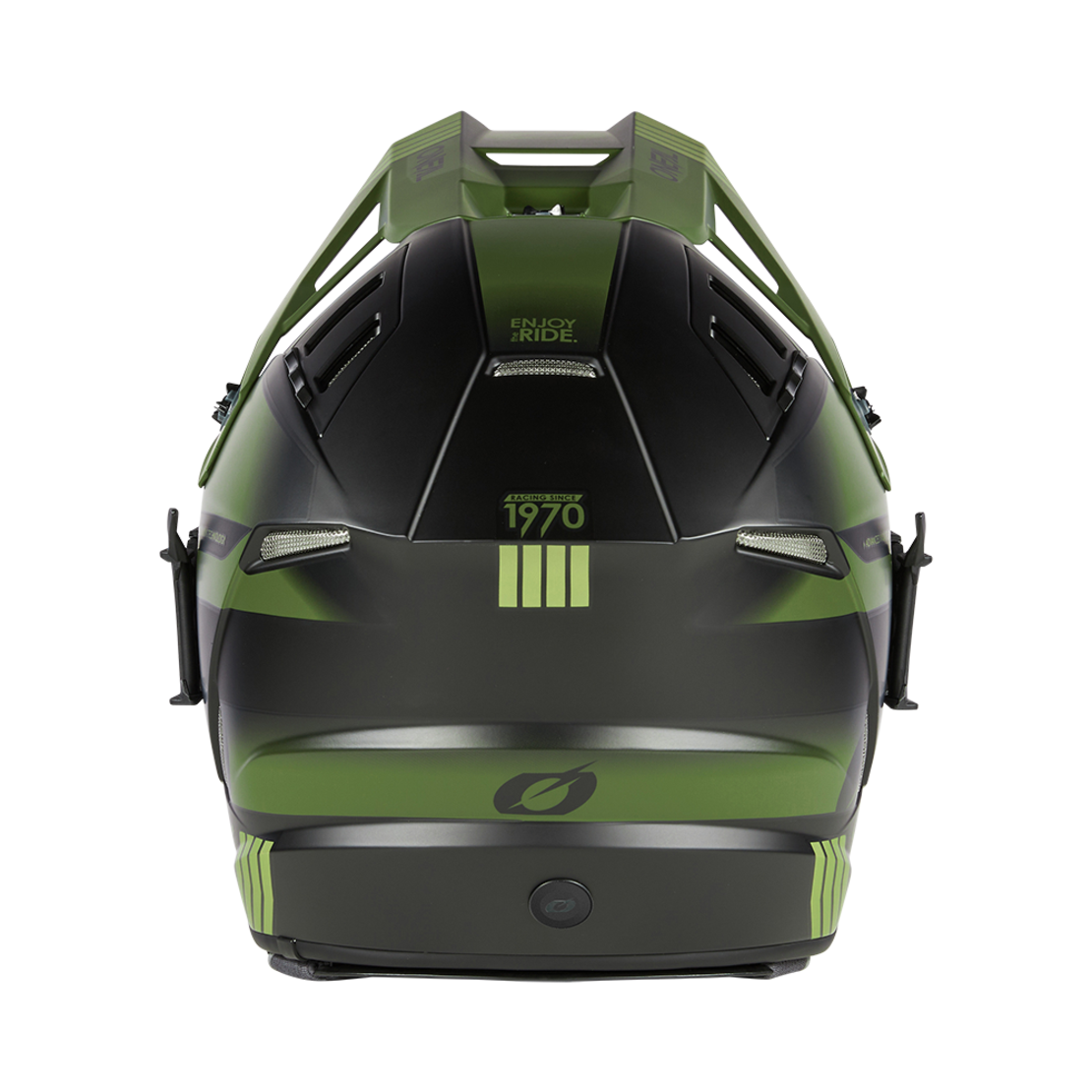 Ендуро каска O'NEAL EX-SRS HITCH BLACK/OLIVE V.24