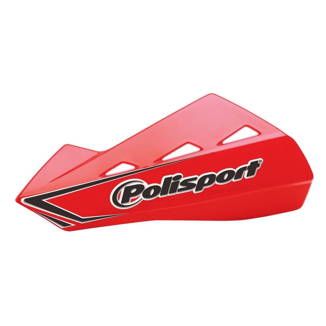 Предпазител за кормило POLISPORT QWEST UNIVERSAL RED - PLASTIC