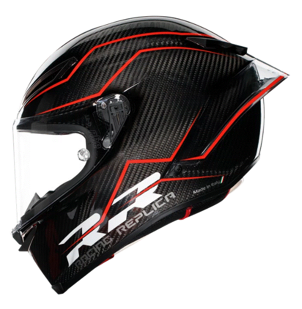 КАСКА AGV PISTA GP RR PERFORMANTE CARBON/RED