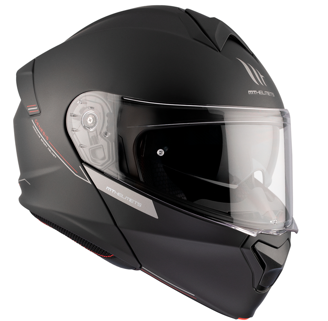 Отваряема каска MT GENESIS A1 BLACK MATT