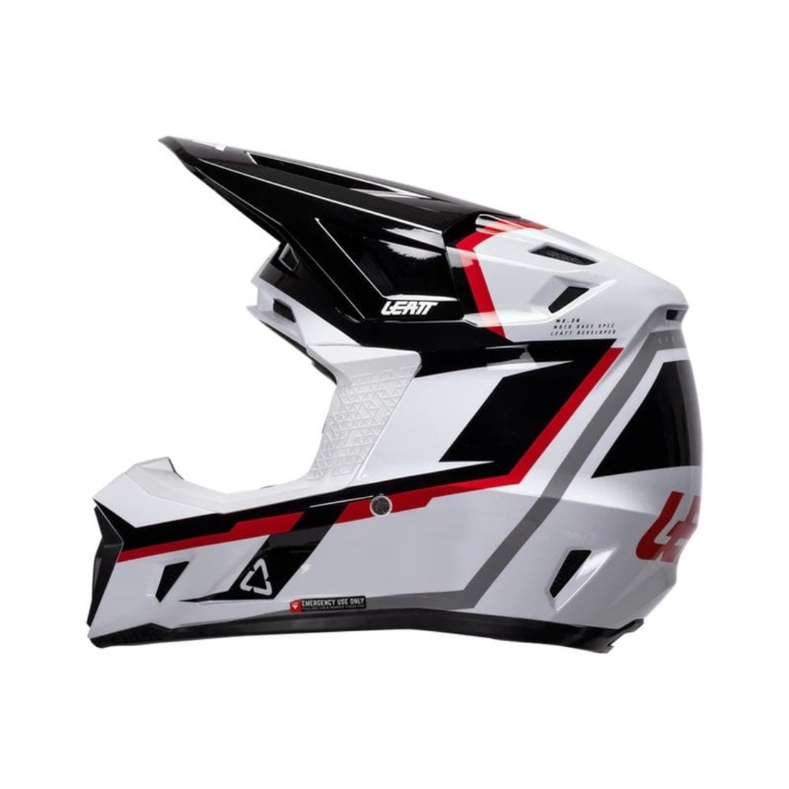 Мотокрос каска LEATT Kit Moto 7.5 White/Red V26