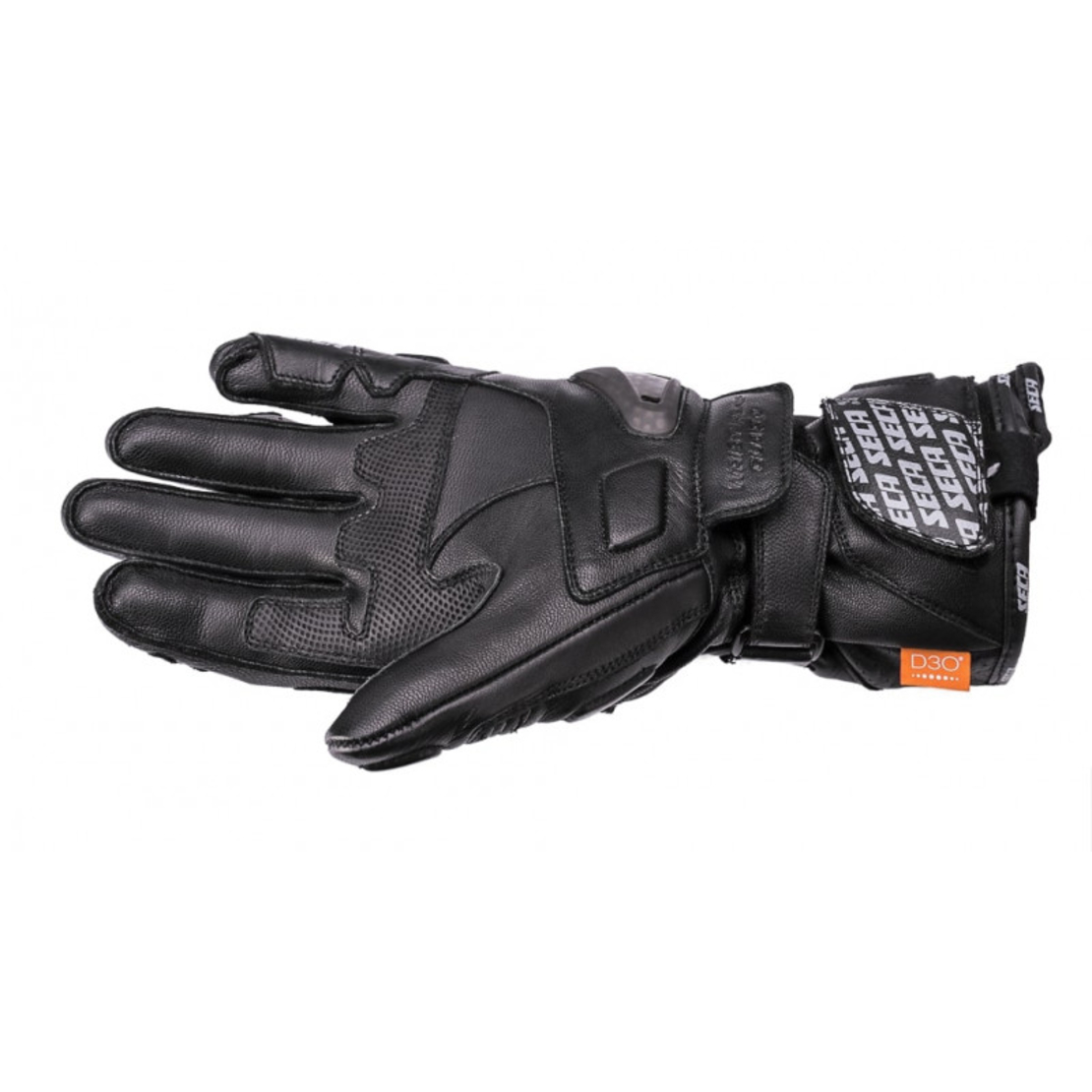 Кожени ръкавици SECA TRACKDAY BLACK