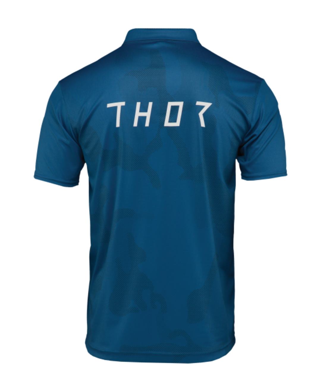 Мото тениска THOR POLO CORPO STORM BLUE