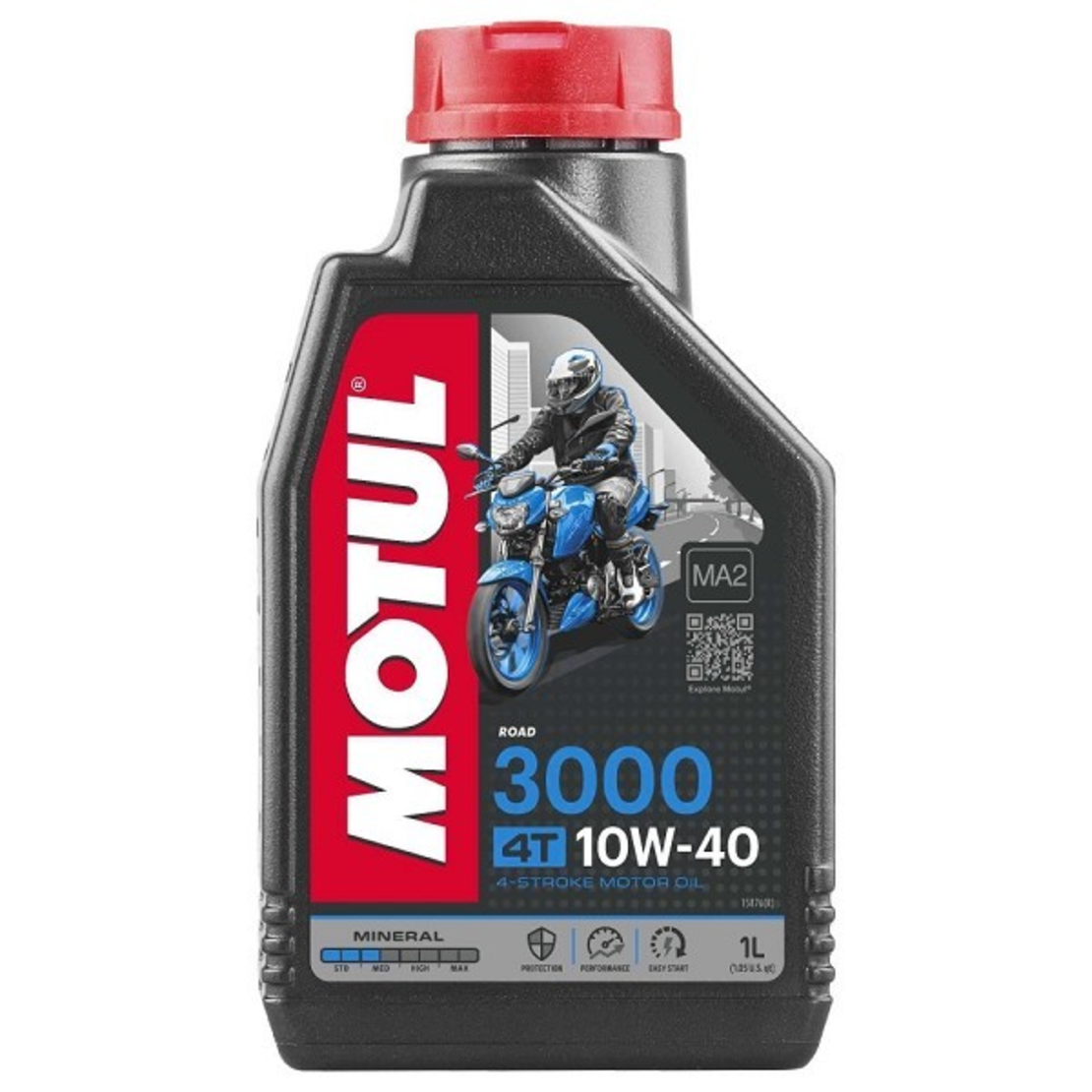 Масло MOTUL 3000 10W40 4T-1L
