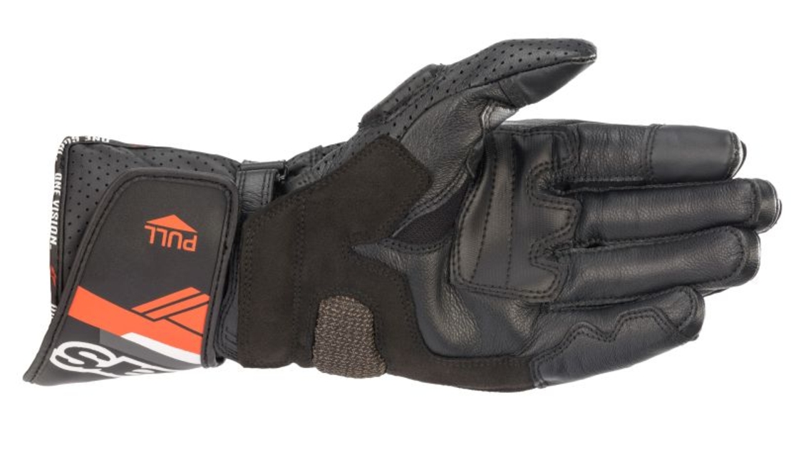 КОЖЕНИ РЪКАВИЦИ ALPINESTARS SP-8 V3 BLACK/FLUO/RED