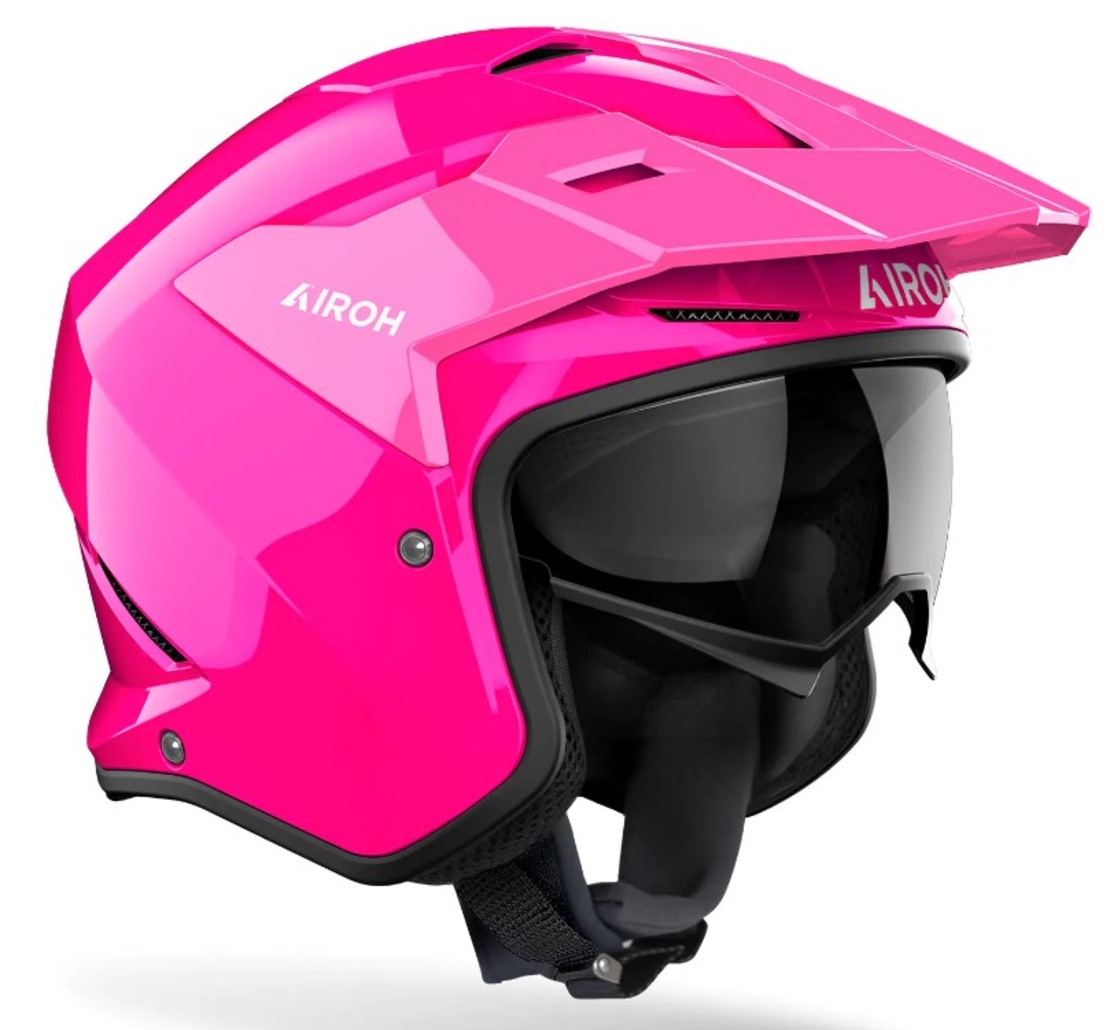 Kаска за скутер AIROH Kombakt PINK GLOSS