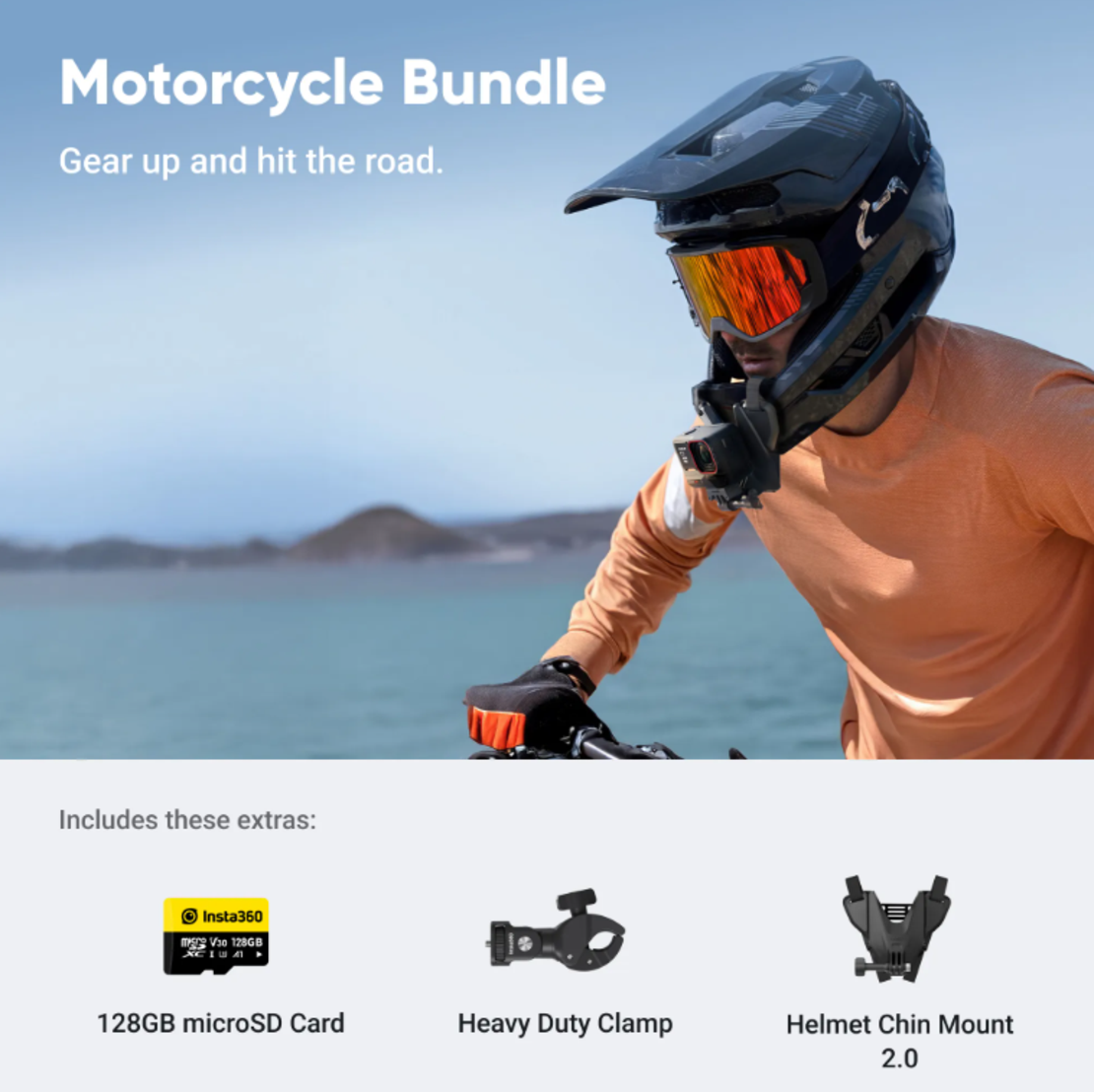 Екшън камера Insta360 ACE PRO 2 MOTORCYCLE BUNDLE