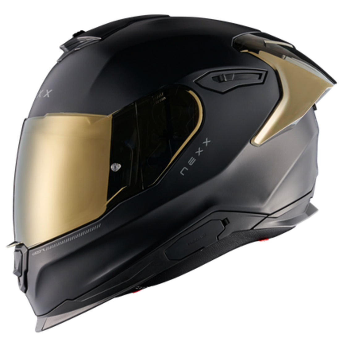 Каска NEXX Y100R SUBSONIC BLACK GOLD MATT